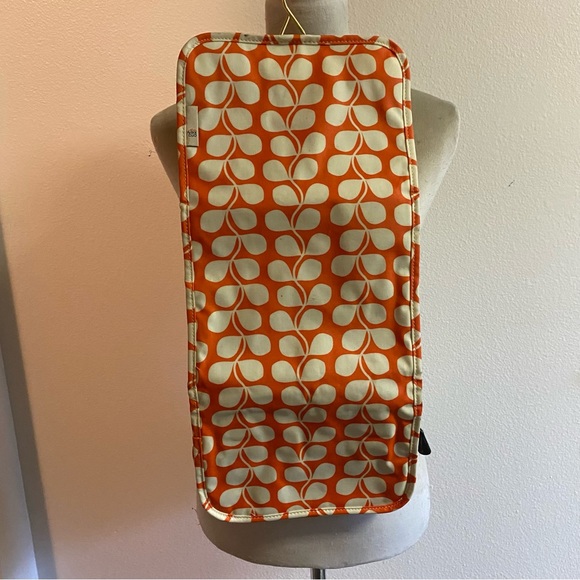 Orla Kiely Bags Orla Kiely Orange Floral Hanging Travel Toiletry